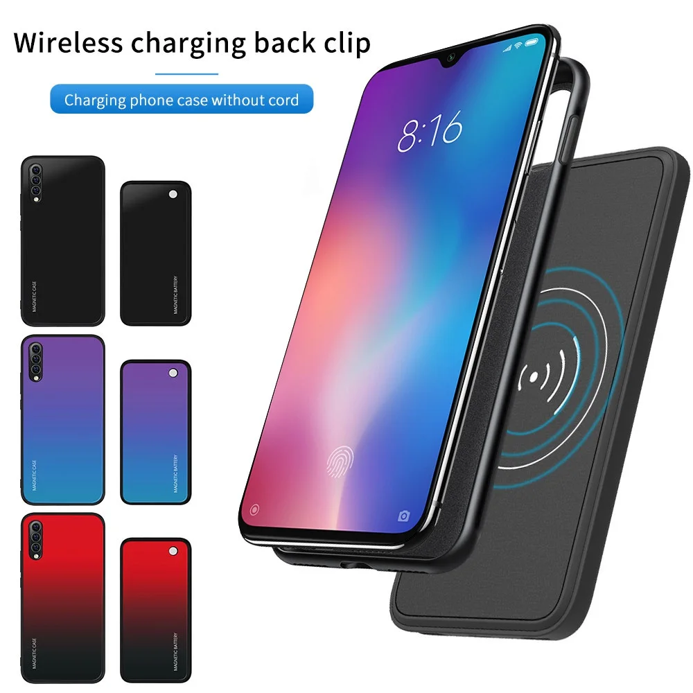 

KISSCASE Portable wireless Power Bank charging Case For Xiaomi Mi 9 Battery Case Charger Cover For Xiaomi MIX 3 MIX2S Power Bank