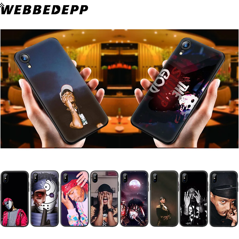 WEBBEDEPP Ski Mask The Slump God Soft Silicone Case for iPhone 11 Pro Xr Xs Max X or 10 8 7 6 6S Plus 5 5S SE |