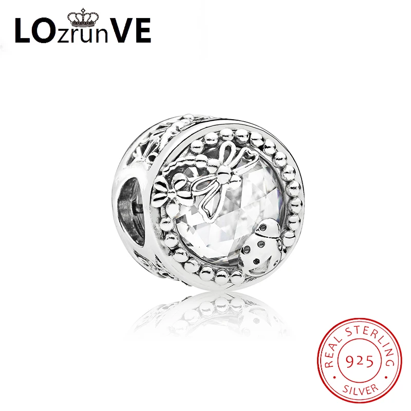 LOZRUNVE Оригинал 925 Серебряный Элегантные DIY ювелирных кисточкой модные