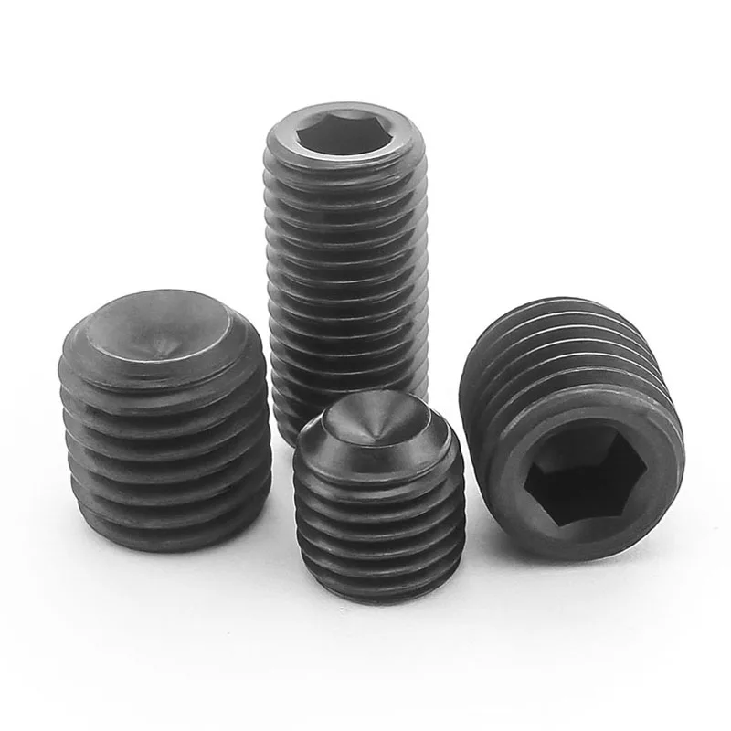 8#-32*1/8 1/4 5/16...5/8 12.9 US-based Ki-meter Screws Concave-end Set Hexagonal Headless | Обустройство дома
