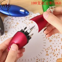 100 шт/партия, бесплатный логотип, реклама ручка на заказ, Логотип Оригинальные Канцтовары, многофункциональная отвертка, мяч poin