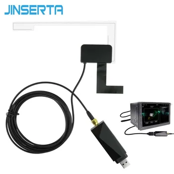 

JINSERTA Mini DAB Radio Tuner Receiver Digital Audio Broadcasting USB DAB Transmitter for Android Support APP Control