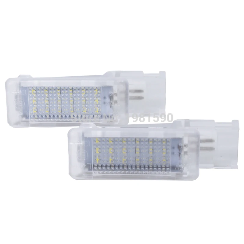 2 шт. 18SMD светодиодный светильник для ног для Skoda Octavia MK3 E5 2012- белый/красный/синий без ошибок аксессуары для стайлинга автомобилей