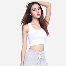 Летний стиль тонкий без рукавов жилет белый хлопок майка для женщин фитнес сексуальный женский короткий топ ночные рубашки, Короткие топы