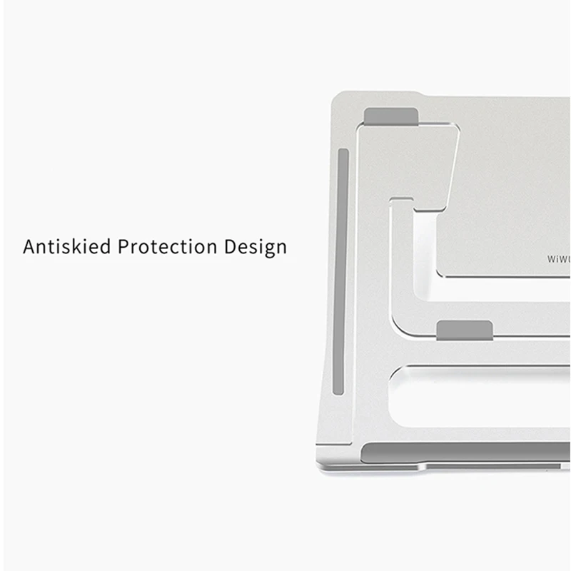 WIWU New 6 Angle Adjustable Aluminum Laptop Stand Holder Office Cooling Cooler Pad Ergonomic Notebook Stand For Macbook/iPad/PC WIWU New 6 Angle Adjustable Aluminum Laptop Stand Holder Office Cooling Cooler Pad Ergonomic Notebook Stand For Macbook/iPad/PC
