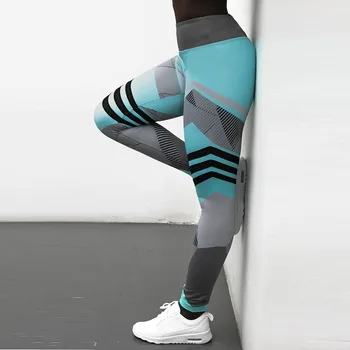 

New 2018 Women's Pink Blue YO-GA Leggings Summer Thin Skinny Trousers HOt Sale