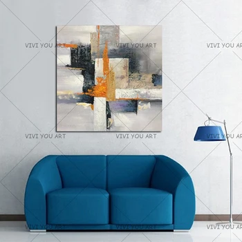 

Hand Painted Modern Abstract Oil Painting Wall Art Canvas Set Realistic Home Decoration Picture For Kitchen Living Room Decor