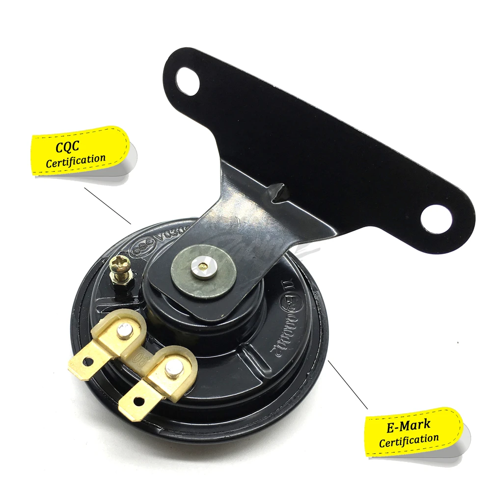 LVEE 12v motorcycle horn with stand Waterproof Electric Horn 12V 105db Motorcycle CG125