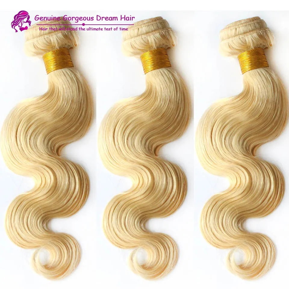 

8A Unprocessed Virgin Peruvian Blonde Body Wave Bundles Deals 3Pcs,Wavy Peruvian Virgin Color 613 Hair Extension Wholesale hair