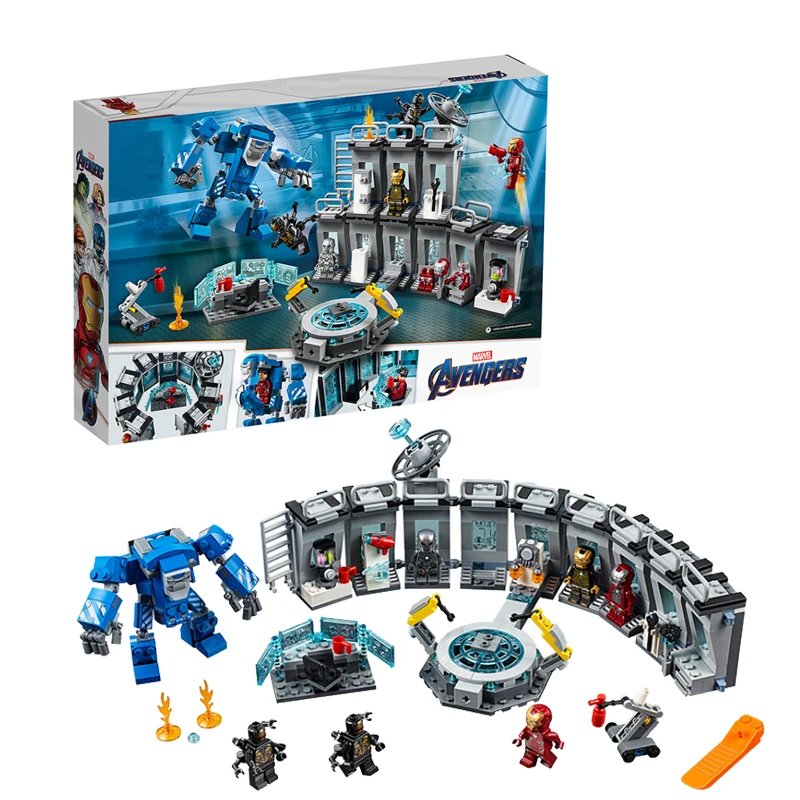 Marvel Avengers Endgame Iron Man Hall of Armor Building