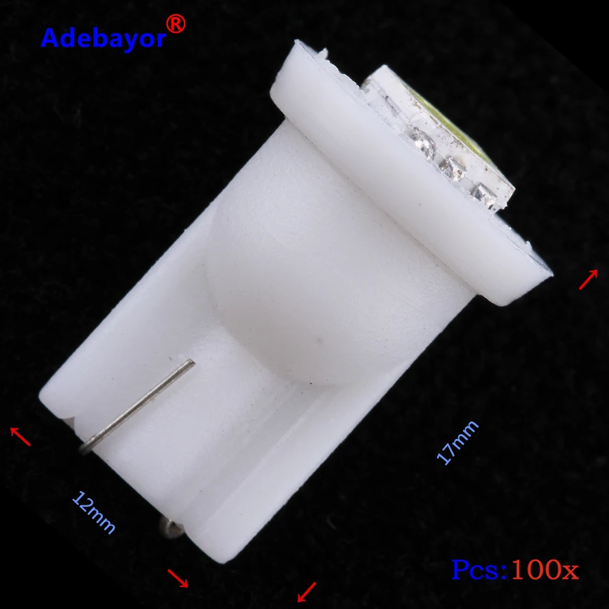 

1000X pcs T10 Automobile Wedge LED 1SMD 5050 194 168 Indicator Light Car Blue