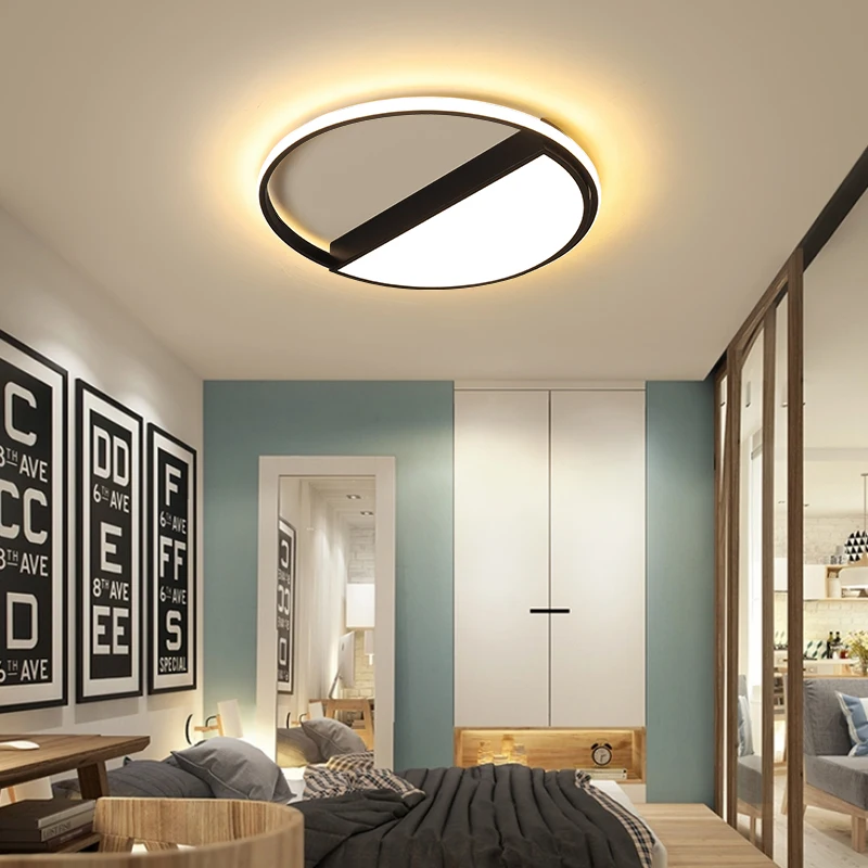 

Modern Led Ceiling Lights with Remote Control Ceiling Lamp for Living Room Flush Mount Indoor Lighting Bedroom Kitchen Bathroom