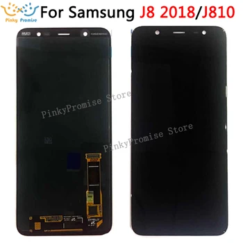 

6.0'' amoled screen For Samsung Galaxy j8 2018 j810 LCD Touch Screen Digitizer Assembly For SM-J810 LCD Display