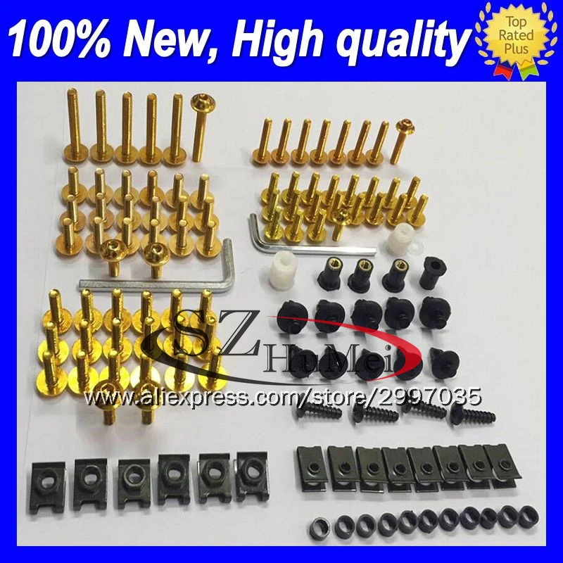 

Fairing bolt full bolts kit For Aprilia RSV1000R 03 04 05 06 RSV1000 R RSV 1000 2003 2004 2005 2006 Windscreen screw screws Nuts