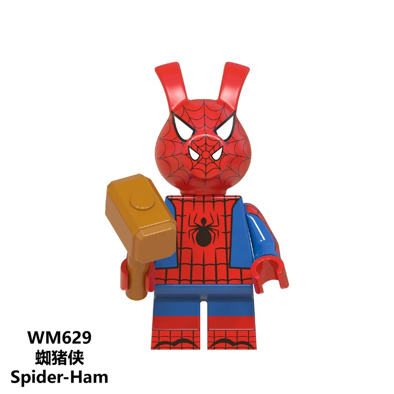 Marvel Мстители Человек-паук конечный Человек-паук Нуар гвеном строительные блоки кирпичи игрушки для детей KT1016 - Цвет: WM629
