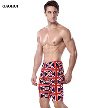 Мужские плавательные трусы, Шорты для плавания с рисовым флагом, новые летние мужские эластичные плавки со средней талией, удобные пляжные плавки