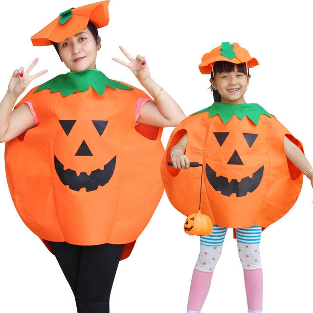 Free shipping Halloween Costumes Pumpkin Cloak Fancy Dress Party Dress