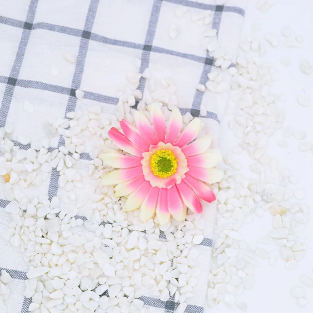 5 шт./лот, дешевая шелковая Гербера для украшения дома, свадебные аксессуары, Оформление, Искусственные пластиковые цветы, искусственные тычинки, цветы - Цвет: pink