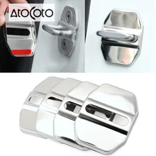 AtoCoto стайлинга автомобилей замок пряжки наклейки чехол для Mercedes Benz AMG W213 W204 W205 CLA GLA GLE GLC GLS C E класс