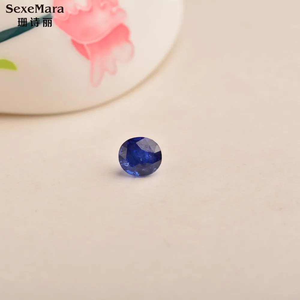 2.53CT Thailand natural sapphire color gemstones have authority