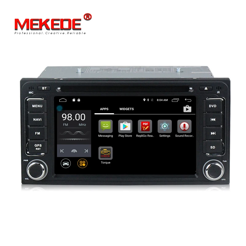 Best 2G RAM Android 7.1 2 DIN Car DVD multimedia player for Toyota Terios Old Corolla Camry Prado RAV4 Universal radio wifi 4G lte 3