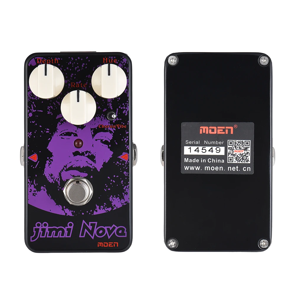 Pedal de Efeito para Guitarra Novidade Moen Am-vb Jimi Nova Coro - Vibração True Bypass - Image 3