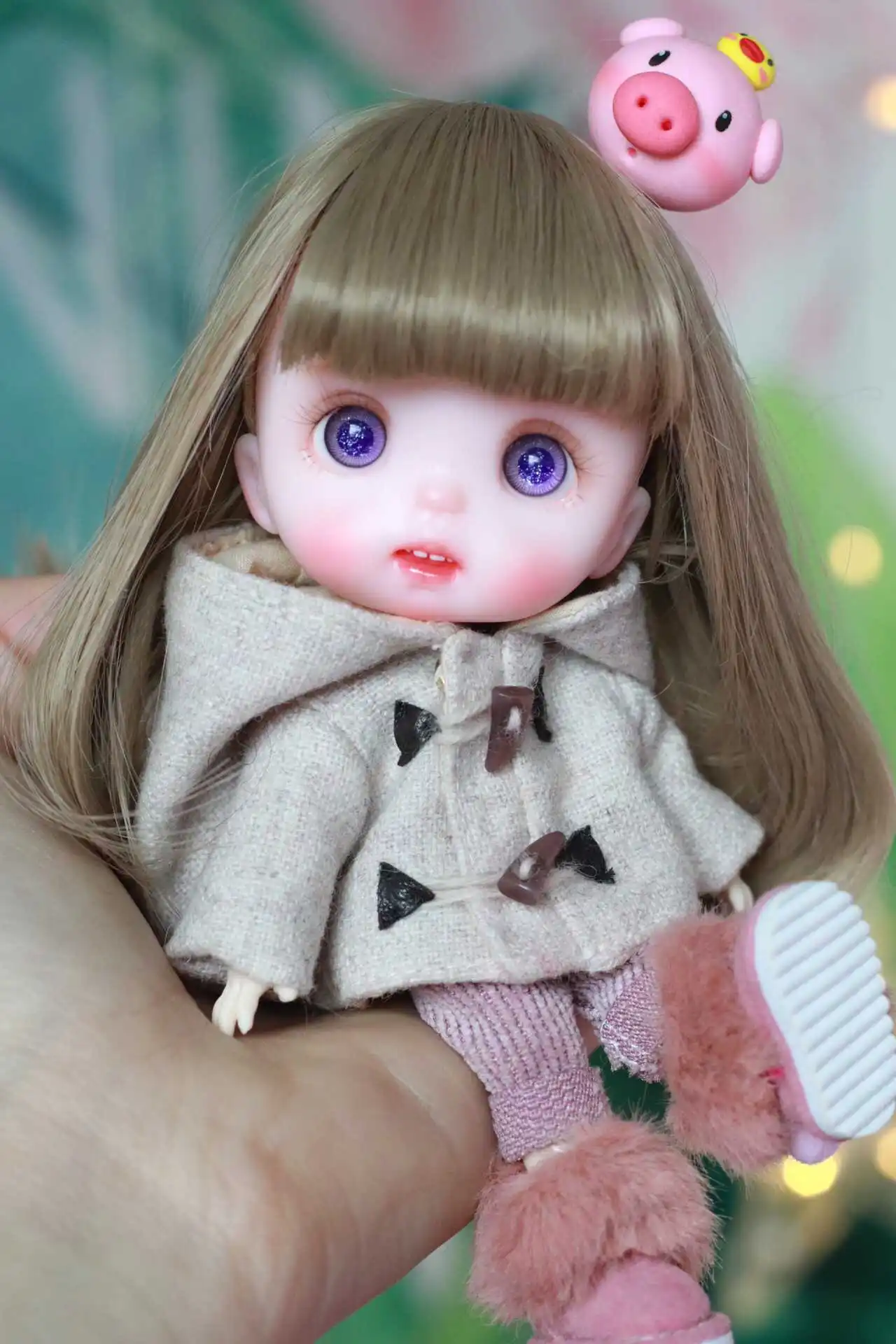 OB11 кукла голова Кастомизация 1/8 BJD куклы OB голова DIY кукла из полимерной глины