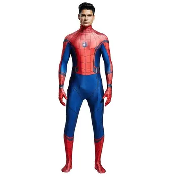 

Marvel Spider-Man:Homecoming Spider-Man Costume Peter Parker Spiderman Cosplay Adult Halloween Carnival Jumpsuit Mask Zentai
