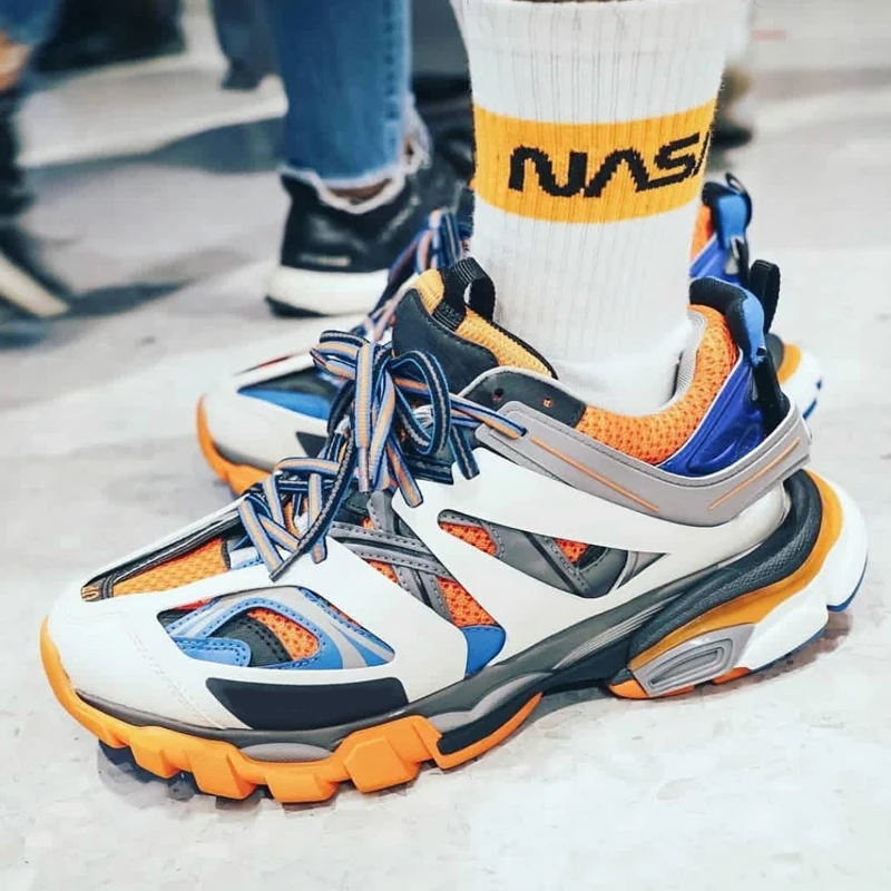 

Teahoo INS Style Women Sneakers Mixed Color Breathable Mesh Women Running Shoes Sneakers Outdoor Walking Shoes Plus Size 43 44