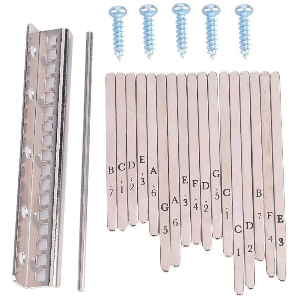 Набор Kalimba DIY 17 тон Mbira маленький палец для фортепиано перкуссия детей