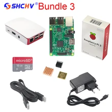 Raspberry Pi 3 Model B Starter Kits + Power Adapter + 3.5 inch Touch Screen + Official Case + Heat Sink + HDMI Cable for RPI 3