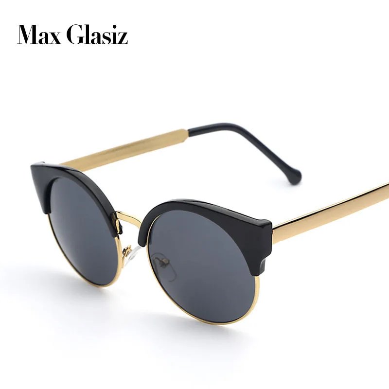 

Coating Mirrored Sunglass Round Circle Lens Woman Sunglasses Points Women Glasses Brand Designer Men lunette de soleil