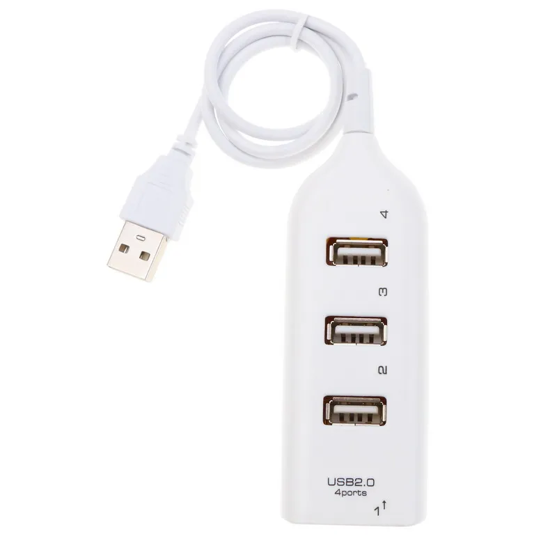 

KEBIDU Mini USB 2.0 Hub 4 Port USB Hub Splitter Hub Adapter For PC Computer For Hard Drives Plug and Play Accessories Wholesale