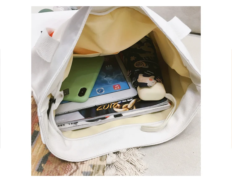 2018 Autumn & Winter Women Canvas Shoulder Bag Printed Ladies Vintage Handbag Totes Female Shopping Bags Beach Bag Women Handbag_42