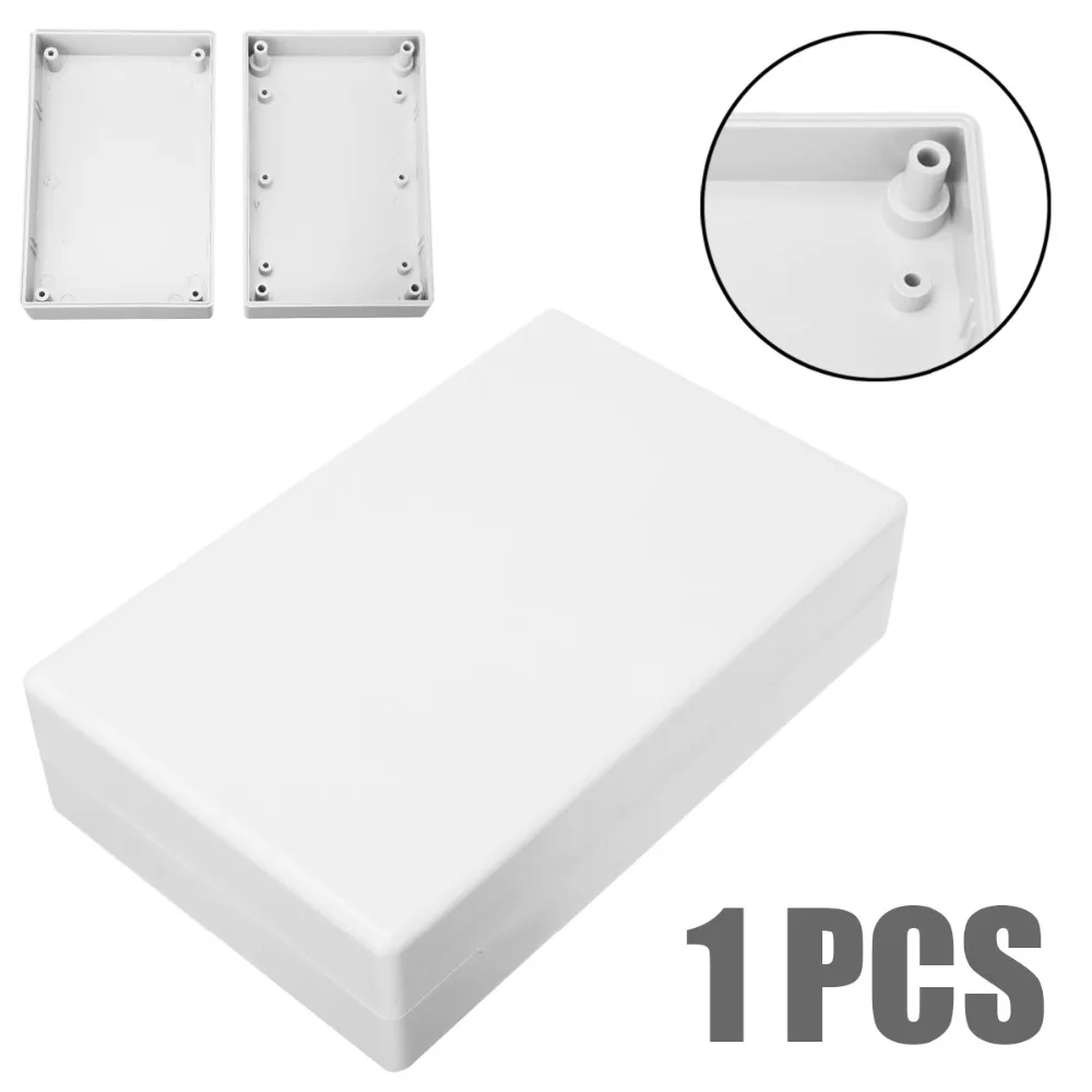 Белый чехол для электронного проекта водонепроницаемый пластиковый корпус 125x80x32