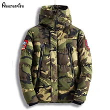 Зимняя новинка, Мужская парка, куртки, хлопковая одежда, утепленная Хлопковая мужская камуфляжная верхняя одежда, теплое пальто, высокое качество, D298