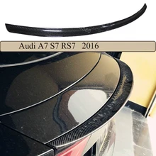 High Quality Carbon Fiber Spoiler For Audi A7 S7 RS7 2016 Brand New Carbon Fiber Rear Spoilers