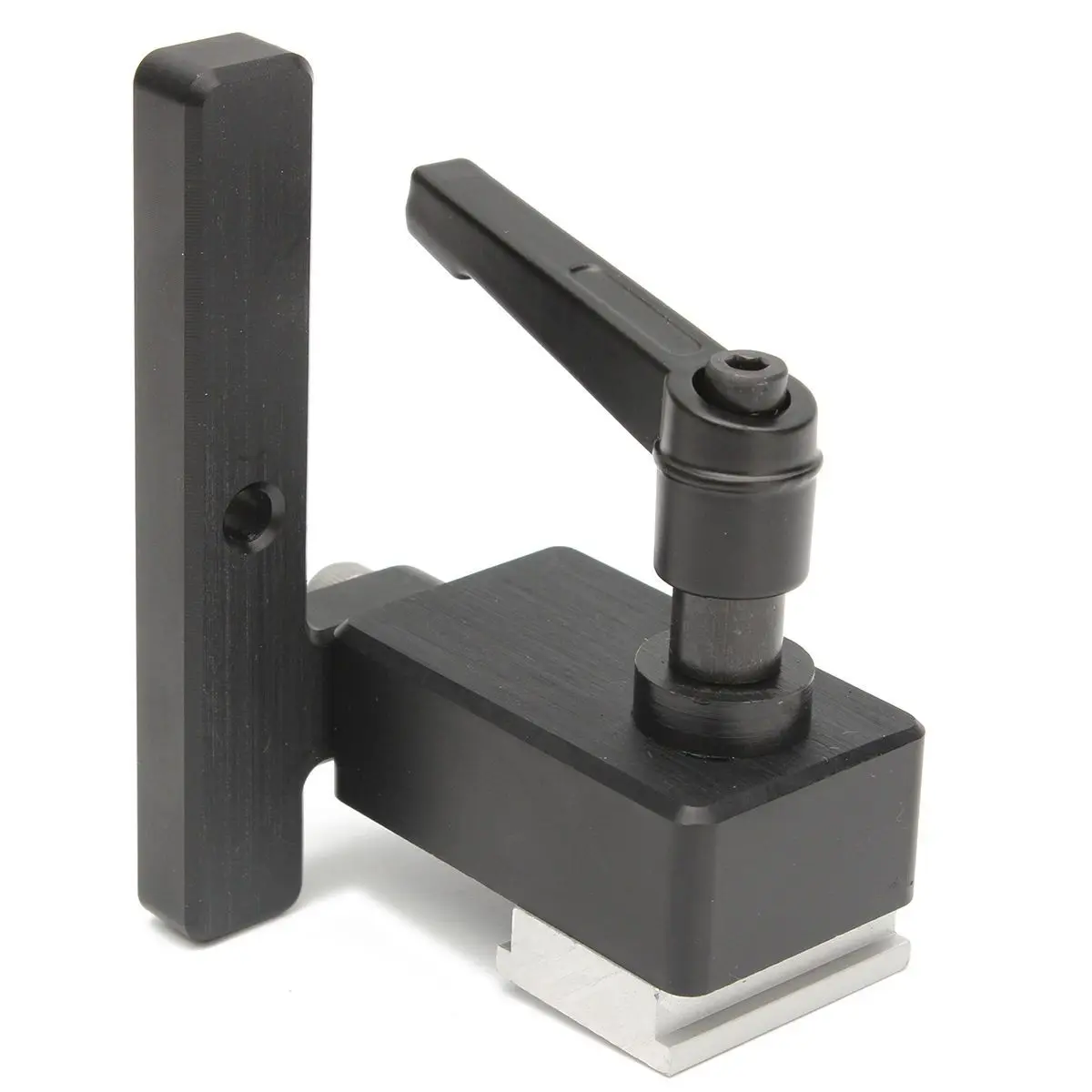 DWZ Miter Track Stop for T-Slot T-Tracks Woodworking Tool Miter Track Stop Black