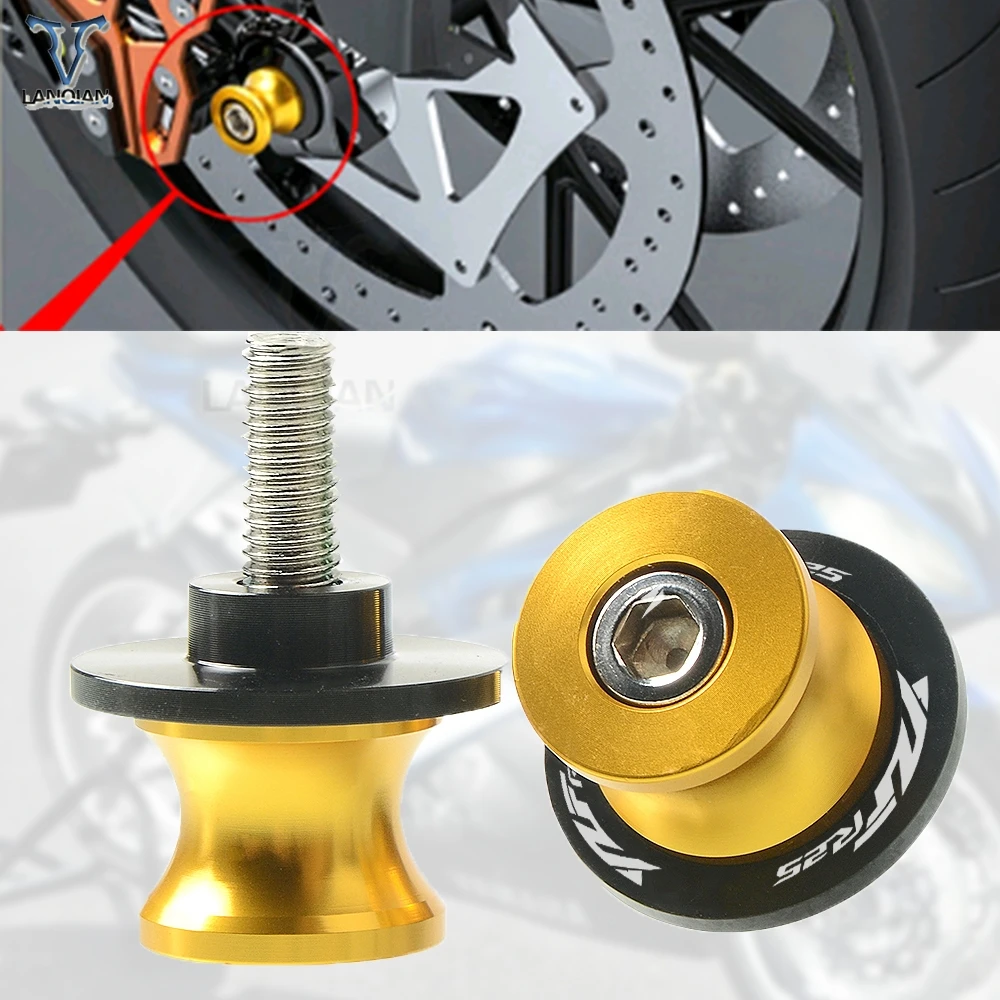 

FOR Moto CNC Aluminum Screws Motorcycle parts Swingarm Sliders Spools For Yamaha YZFr25 YZF-r25 Frame Swingarm Spools Sliders
