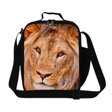 Dispalang, изолированная, крутая, с принтом льва, Детская сумка для обеда, Bolsa Lancheira Termica, сумка для еды, переносная сумка для пикника, Ланч-бокс