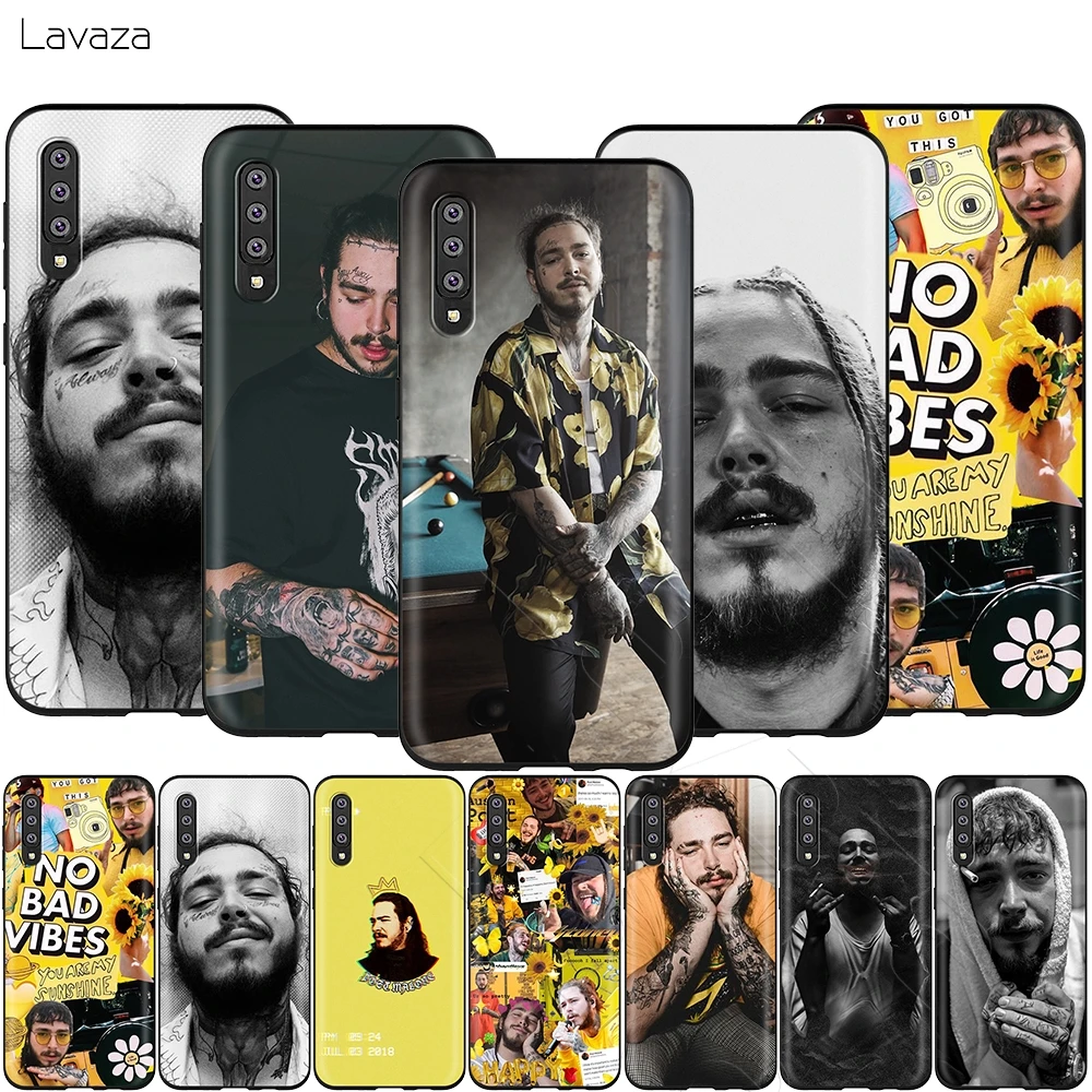Lavaza Post Malone Case for Samsung Galaxy S6 S7 Edge J6 S8 S9 S10 Plus A3 A5 A6 A7 A8 A9 Note 8 9 |