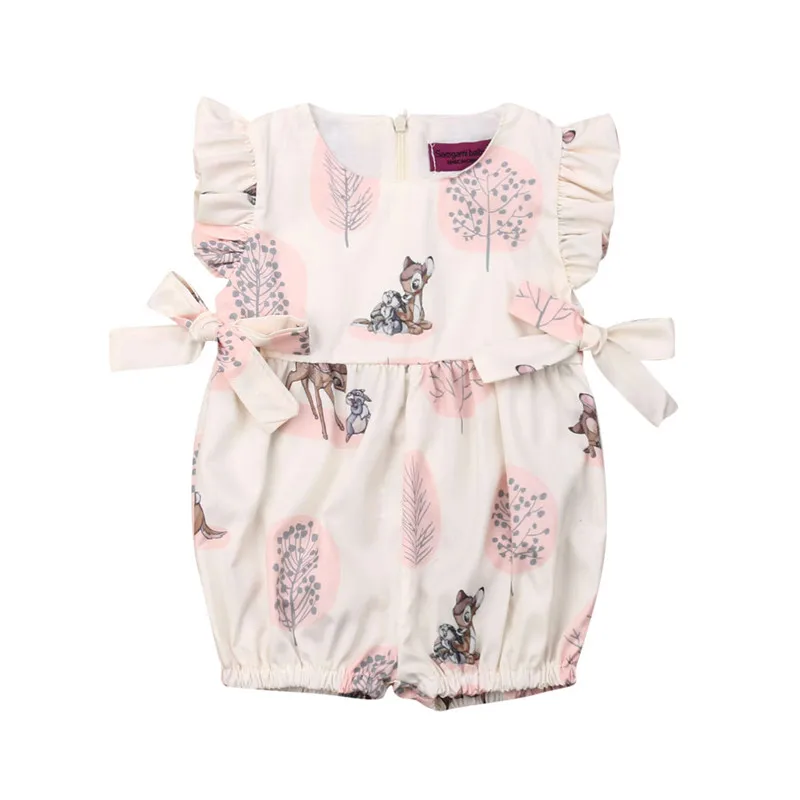 

Fashion Newborn Baby Girl Deer Romper Bodysuit Jumpsuit Clothe Outfit Sunsuit UK