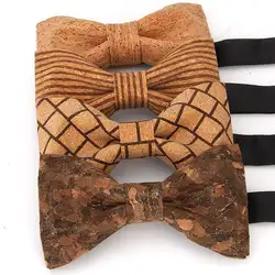 YISHLINE Новинка Пробка деревянный мужской галстук-бабочка деревянный галстук-бабочка Галстуки ручной работы цветочный галстук-бабочка для