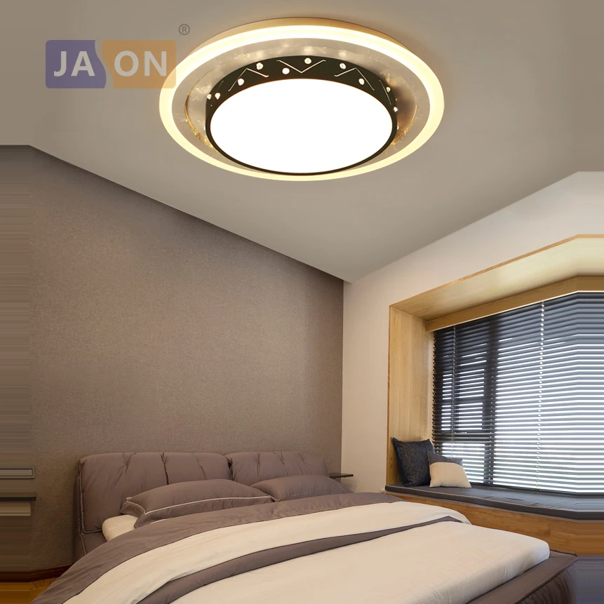 

LED Modern Iron Acryl Round Black 8cm Thin LED Lamp.LED Light.Ceiling Lights.LED Ceiling Light. Ceiling Lamp For Foyer