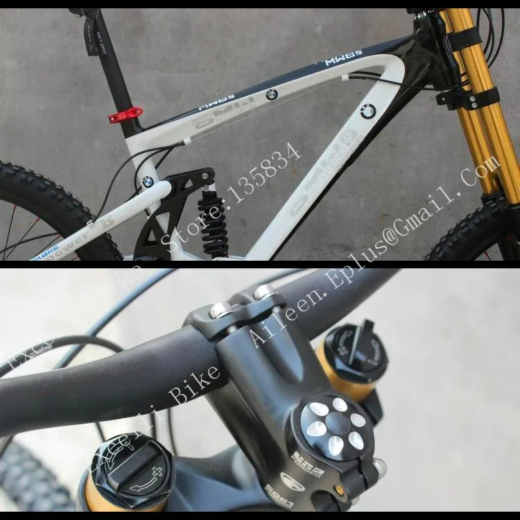 b12-27 Speeds 26 Downhill Mountain Bike TOUGH Oil Spring Full Suspension  Fork SHIMANO M446 OIL Disc Brake Aluminium Alloy Soft-tail Frame 700mm longer hanldlebar KENDA 262.35 Tire