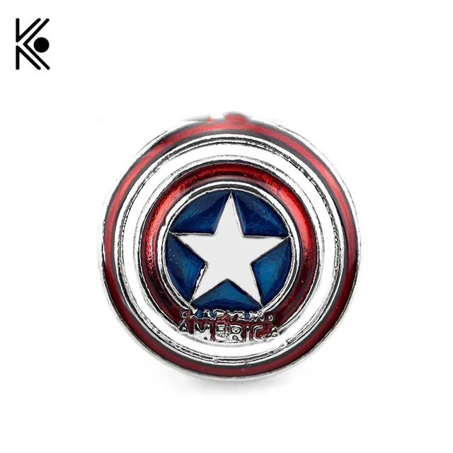 3 types captain america brooch badges superhero captain america