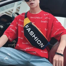 ZOQW Новая модная мужская цветная маленькая нагрудная сумка для активного отдыха мужская маленькая сумка диагональная задняя упаковка YL22