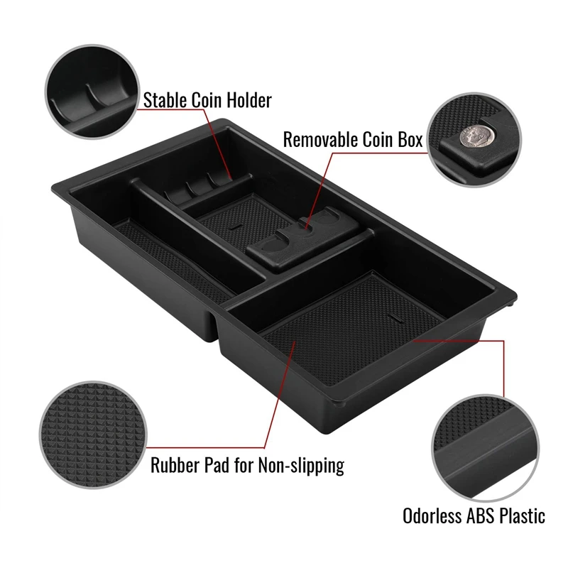 Автомобильная Центральная консоль подлокотник коробка для хранения подлокотник коробка лоток для Chevrolet Tahoe Suburban Silverado Gmc Sierra Yukon