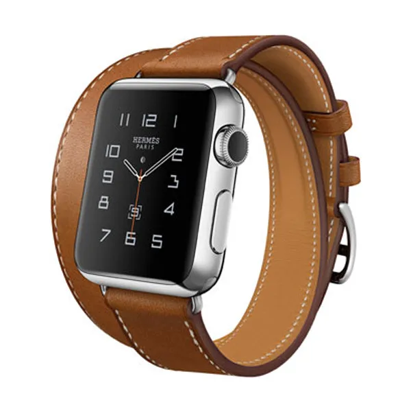 

The Extra Long Genuine Leather Strap For Apple Watch Band Double Tour Bracelet Leather Watchband 38mm and 42mm Available