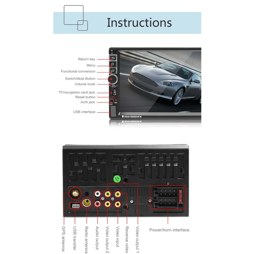 2 Din Android 7.1 System 7 Inch 4 cores 1024*600 HD Touch Screen Bluetooth FM AM Radio GPS Navigation MP4 MP5 Multimedia Player HTB1qHgtXdzvK1RkSnfoq6zMwVXaw - 2 Din Android 7.1 System 7 Inch 4 cores 1024*600 HD Touch Screen Bluetooth FM AM Radio GPS Navigation MP4 MP5 Multimedia Player